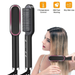 Hair Straightener Quick Heated Electric Hot Comb – Multifunctional Hairstyle Brush (HB033)