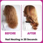 Hair Straightener Quick Heated Electric Hot Comb – Multifunctional Hairstyle Brush (HB033) - Image 4