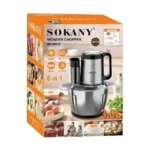 Sokany 6in1 Stainless SK-06019 Steel Wonder Chopper 3 Ltr - Image 2